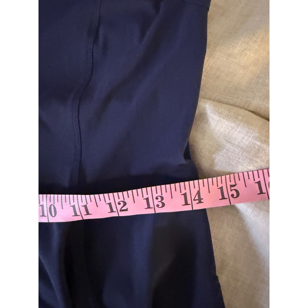 A MARSI Navy Blue Sleeveless Zipper Front Dress Made in Italy Size 40 - Picture 9 of 9